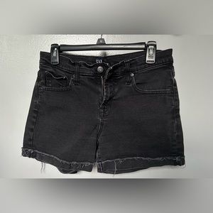 Gap Black Jean Shorts - Size 27